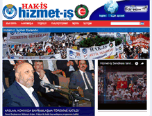 Tablet Screenshot of hizmet-is.org.tr